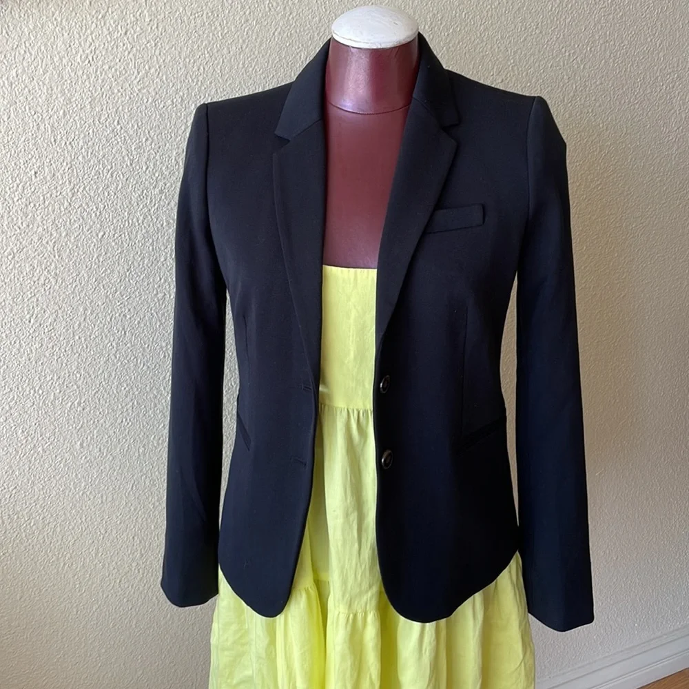 J.Crew Classic Black Blazer size XS